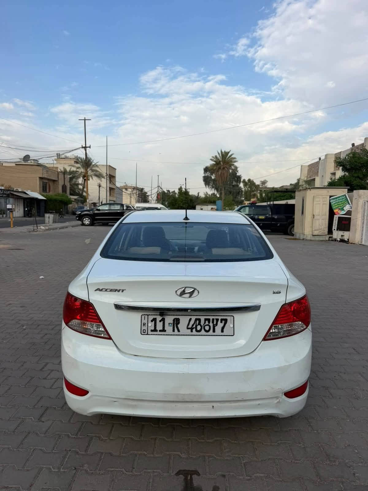 السلام عليكم مراوس او بيع اكسنت 2015 خليجي فول مواصفات السيارة رقم بغداد سنوية بسمي صبغ ربع بنيد و دوسة محرك كير تبريد كفالة السيارة بدون نقص السعر 93 ومجالها حك الجية للتواصل *********** مكاني بغداد منطقة الشالجية
