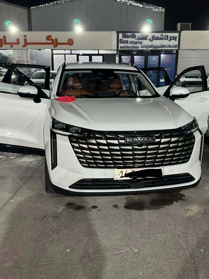 🚘🔥 للبيع هافال H6 HEV هايبرد موديل 2026 🔥🚘
🤍 اللون: أبيض
📍 الممشى: 35,000 كم
🛡️ ضمان 10 سنوات من شركة نهج العراق
💯 مكفولة من كل شي

✨ المواصفات:
• محرك هايبرد HEV
• قير أوتوماتيك
• شاشة وسطية كبيرة
• شاشة عدادات رقمية
• كاميرات 360°
• حساسات أمامية وخلفية
• بصمة وتشغيل زر
• دخول ذكي
• تشغيل عن بُعد
• مثبت سرعة متكيف
• رادار أمامي
• مراقبة النقطة العمياء
• تحذير التصادم الأمامي
• فرملة طوارئ أوتوماتيكية
• المحافظة على المسار
• تحذير مغادرة المسار
• فتحة سقف بانوراما
• مقاعد كهربائية
• تسخين وتبريد المقاعد
• مكيف أوتوماتيك
• شحن لاسلكي للموبايل
• Apple CarPlay وAndroid Auto
• USB
• إضاءة LED
• جنوط ألمنيوم
• أنظمة أمان متعددة
• ABS / ESP / Traction Control
• وسائد هوائية متعددة

🔥 سيارة نظيفة ومرتبة جداً، استخدام شخصي، جاهزة للفحص.
بيع مباشر بدون وساطة.

💰 السعر: 32 مليون دينار

📱 التواصل واتساب فقط: ***********

