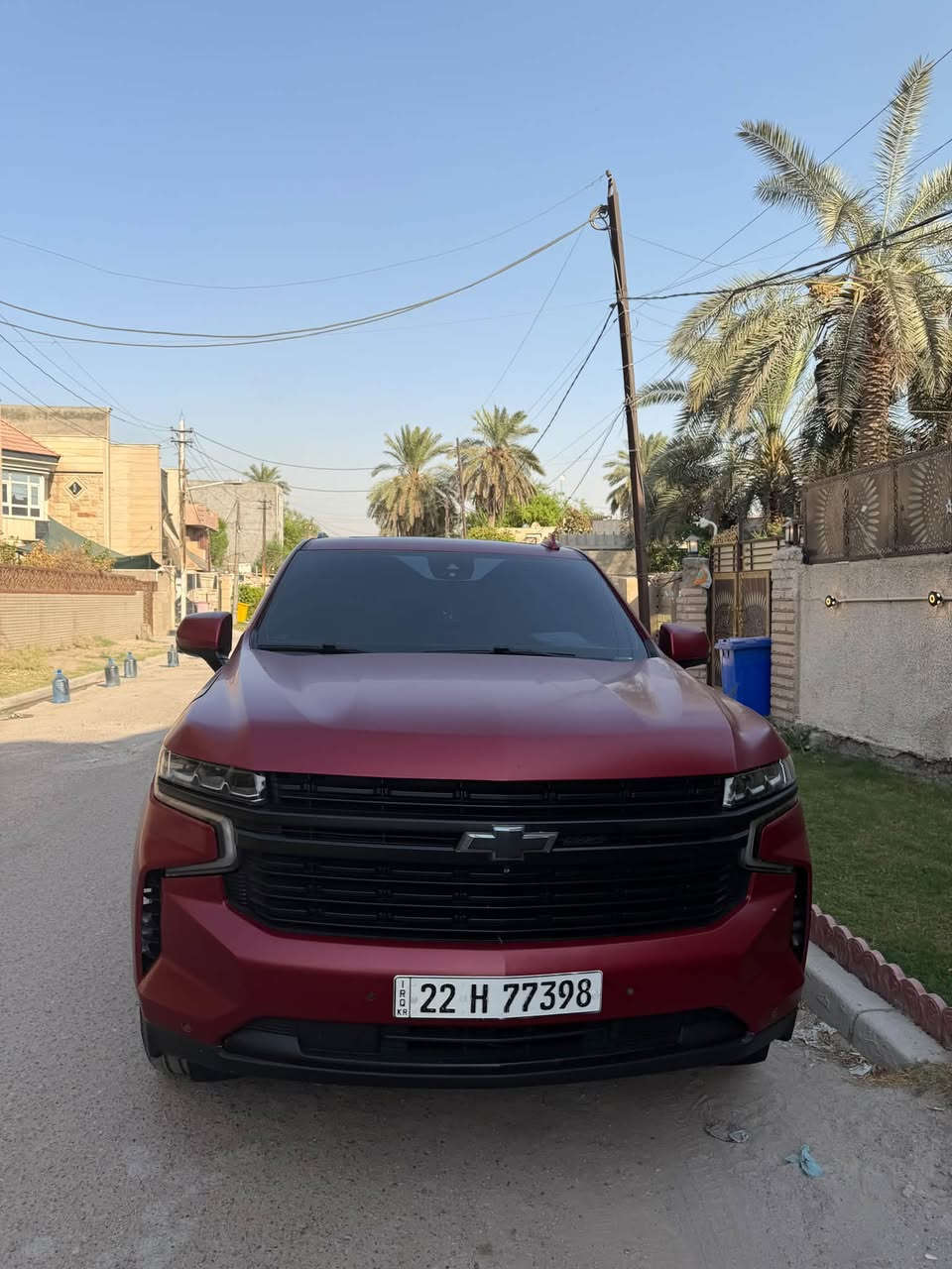 سلام عليكم شوفرليت تاهو 20021 سياره فئهz71 فول لفول  1.1
ماشيه170 كيلو عليها ادامه جديده 
سياره عليها كتاب تضليل 
عليها ppf طافي 
سياره جاهزه ع اخر حبايه 
باسمه سنويه هزه جديده
صور الحادث والسونار بلمنشور 
مكاني بغداد 
*********** 
سعرها 320 وبيها مجال وكلشي اكو بسوك

