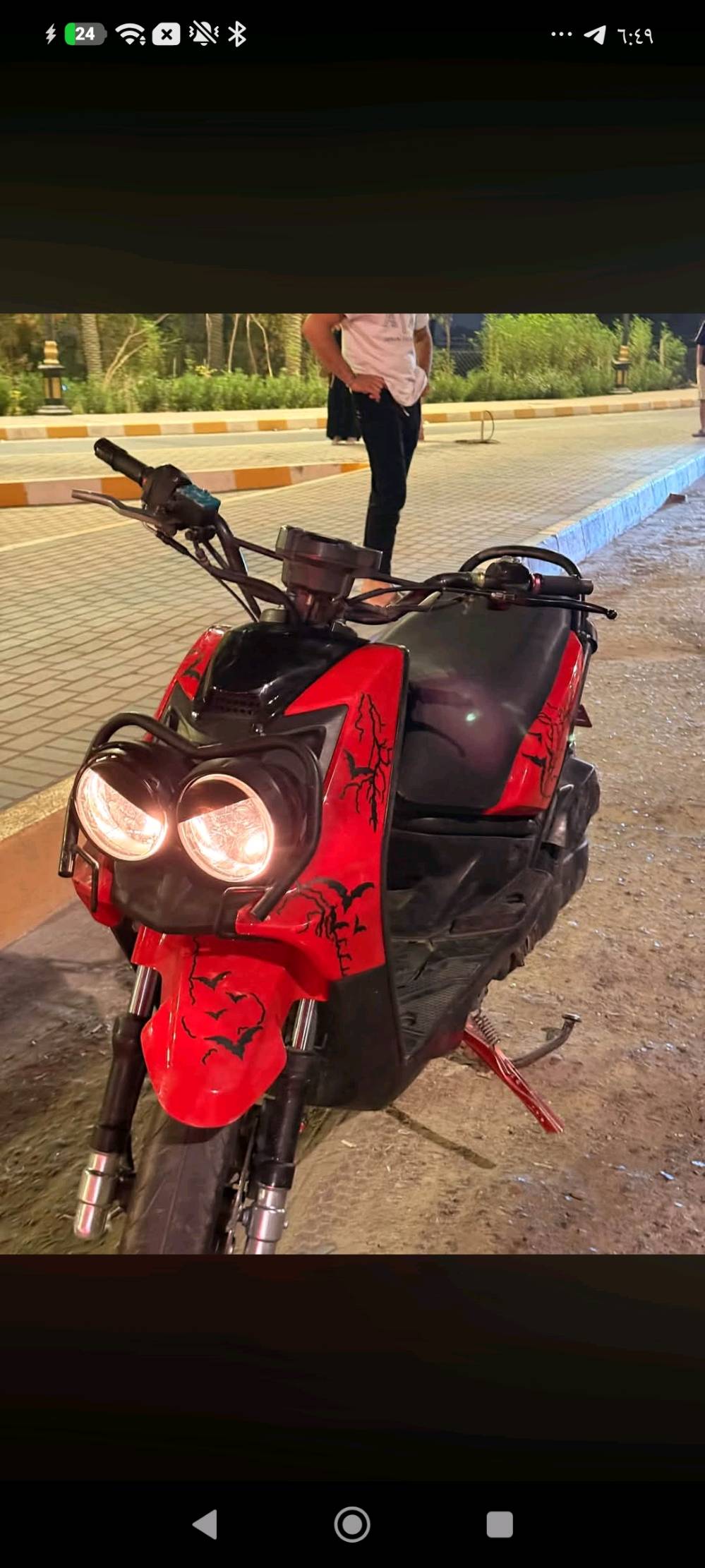 سلام عليكم سكنس جبلي ام عيون اي نقص ما بيه تايرات جدد ودبلات جدد شلعه معدل كلش قويه صالنصه رياضي  احله من لصور
السعر 850 وبيها مجال مكاني بغداد يم مرور التاجيات 
واتساب ***********