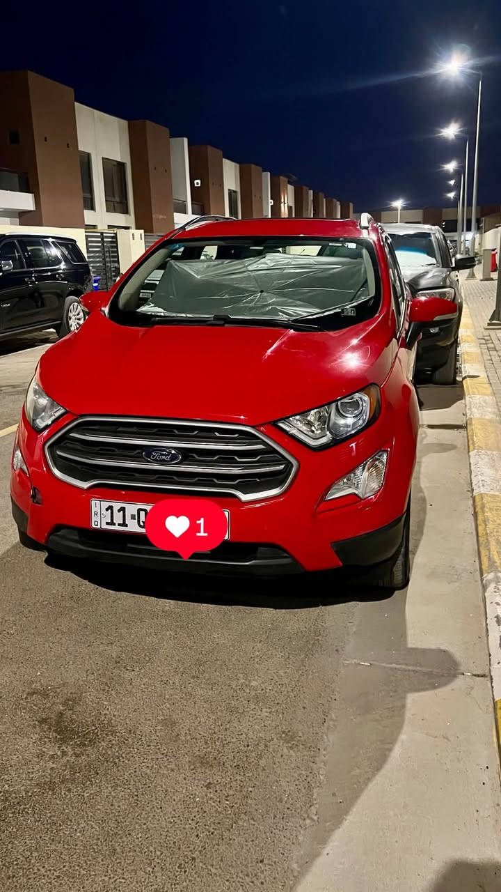 Ford ecosport 2022 se
محرك 2.0
فتحه 
بصمه 
تحكم ستيرن 
نقطه عمياء 
اوتو ستوب 
نقطه كهرباء خلفيه 
اناره داخليه متغيره سبع الون 
تدفئه كشنات 
4wd 
وباقي مواصفاته معروفه 
عليه تخم تايرات جديده 
وباتري جديد 
جاهزه من كلشي انشالله 
السعر ١٠٨ ورقه 
مكانه بغداد الكرخ 
للتواصل ***********
