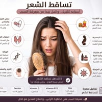 تحاليل تساقط الشعر • CBC فيتامين D TSH • بغداد الغزالية