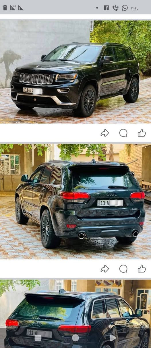 جيب لاريدو موديل ١٥ رقم بغداد تحويل مباشر تبريد ثلج مكينه كير جدد قبل سبوعين شادهن دواخل جدد بيه قطعتين صبغ  سياره نضيفه سعر ١٦٠ وبيه مجال كلش عنوان واسط الكوت مكلف بل نشر رقم ***********
