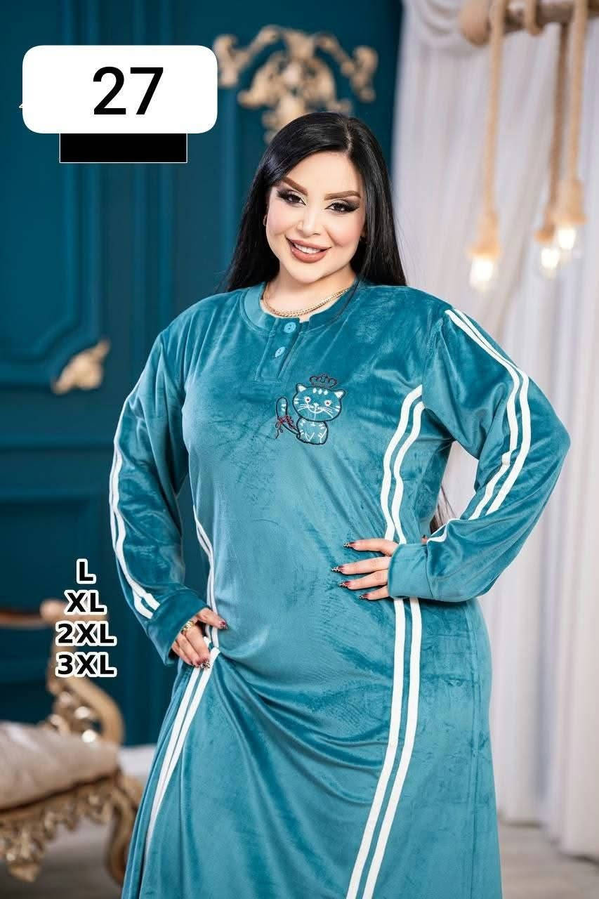 دشداشة • مخمل سوبر سوفت • اقل طلب درزن