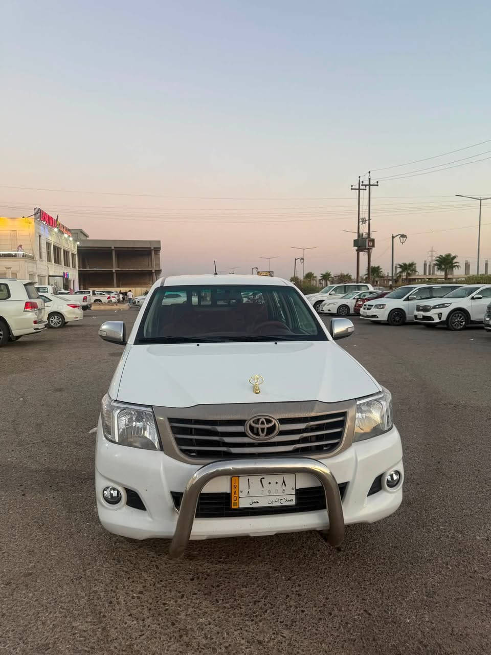 السلام عليكم
للبيع 

هايلوكس عذاري 

كويتي الساير شاصي 19

السعر 188وبيها مجال للشراي

گير اوتوماتيك

موديل 2013

رقم صلاح الدين مميز 

سنوية مجدده 2029 تحويل مباشر

بدون صبغ

محرك گير ما مفتوح

صدر جديد

شاشة تحكم ستيرن

گيجات زينون

داخل جديد

تبريد ثلج 

السياره حلوه وجاهزة 

مكانه : تكريت العلم 📍

للأستفسار :***********
