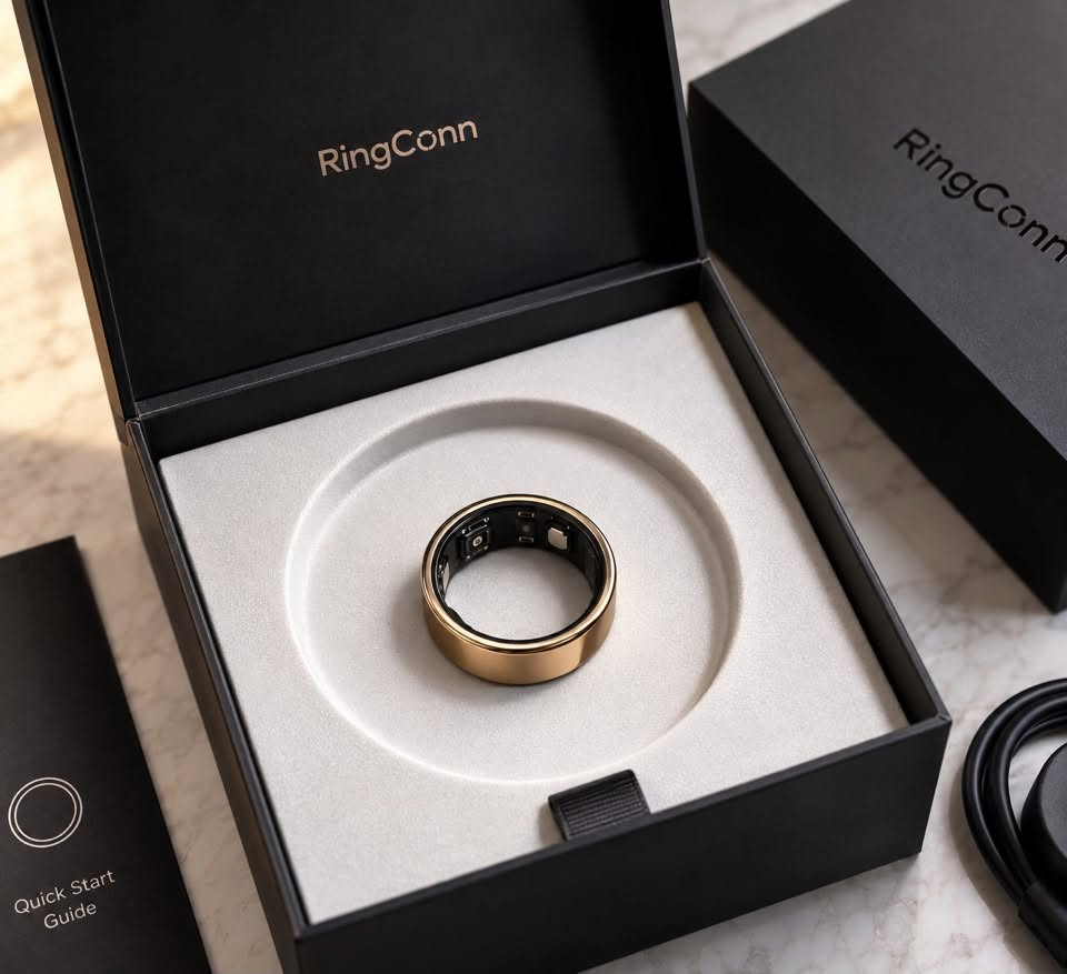 RingConn Gen 2 Air

* متابعة النوم ومراحله وجودته
* قياس نبض القلب وHRV
* قياس الأوكسجين بالدم SpO₂
* متابعة النشاط والخطوات والسعرات والتمارين
* متابعة مستوى التوتر ودرجة حرارة الجسم
* بطارية تصل إلى 10 أيام
* مقاومة للماء والغبار IP68

المتوفر: قياس 8 — لون ذهبي، قطعة واحدة
 
للحجز تواصل واتساب ***********
