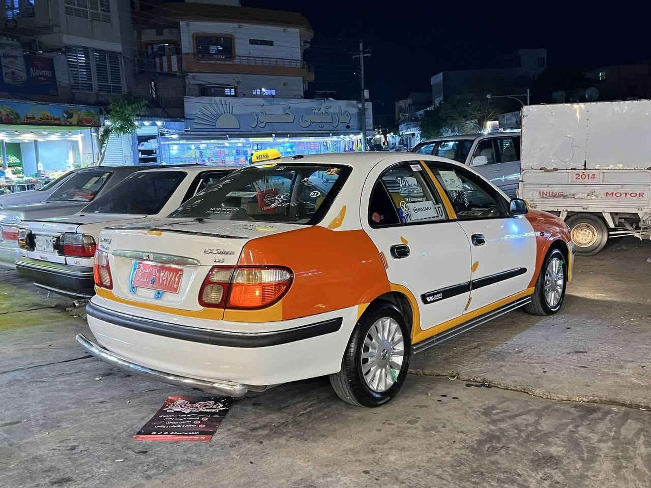 سەنی تەکسی سورو سپی(٢٠٠١) ٣ سێپارچەی سلێمانی دەعمی نیە گۆڕاوی نیە دەعامی بیلادیە بە شەرتی گیرو مەکینەو کارەبای هەزەی تازەیە تایەکانی تازە گۆراوە پاتری تازەیە کلاجوو عەینەو فلاینی شەریکەم سەرخستوەمەجموعەی سوکانی تازە گۆراوە سەلیبی سوکانی تازە گۆراوە پێش دوای کامل گۆڕاوە  لایتەکانم تازە گۆریوە زۆۆر پاکە مەکینەی(١٦) یە زۆرپاکو مەزبوتە تەبرید ساردو گەرم مەزبوتە دینارێک مەسرەفی تیا نیە لەسلێمانم (٨٠) گەڵاو مەعامەلەیە برایانە (***********)گۆڕینەوەش دەکەم بە کرۆلا
