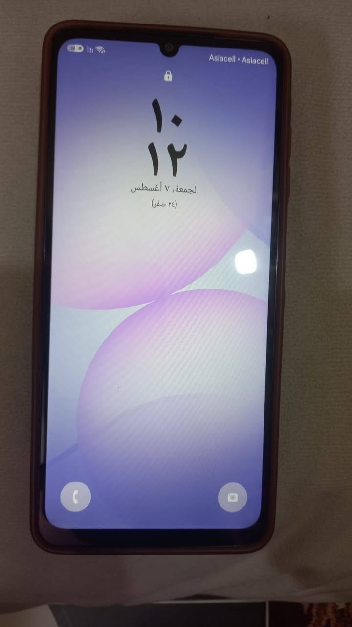 جهاز مستعمل يوم واحد A07 السعر 190 وبي مجال 
***********
