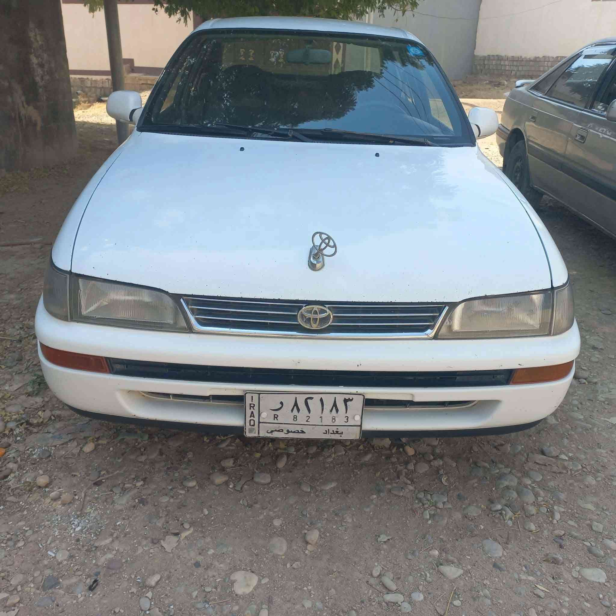 كورلا ١٩٩٢ رقم بغداد مشروع وطني ...سيارة نضيفة وبلادية بيها صبغ جامرلوغ الخلفي بدون داخل..سيارة بدون ضربة...محرك ١٨٠٠ غرفة داخلية جديدة..بطاين بوب ايضا جديدة...دشبول جديد..تخم تاير جديد سيارة مال جناي..السعر ٥٥ وبيها مجال.. ***********.. بي واتساب
