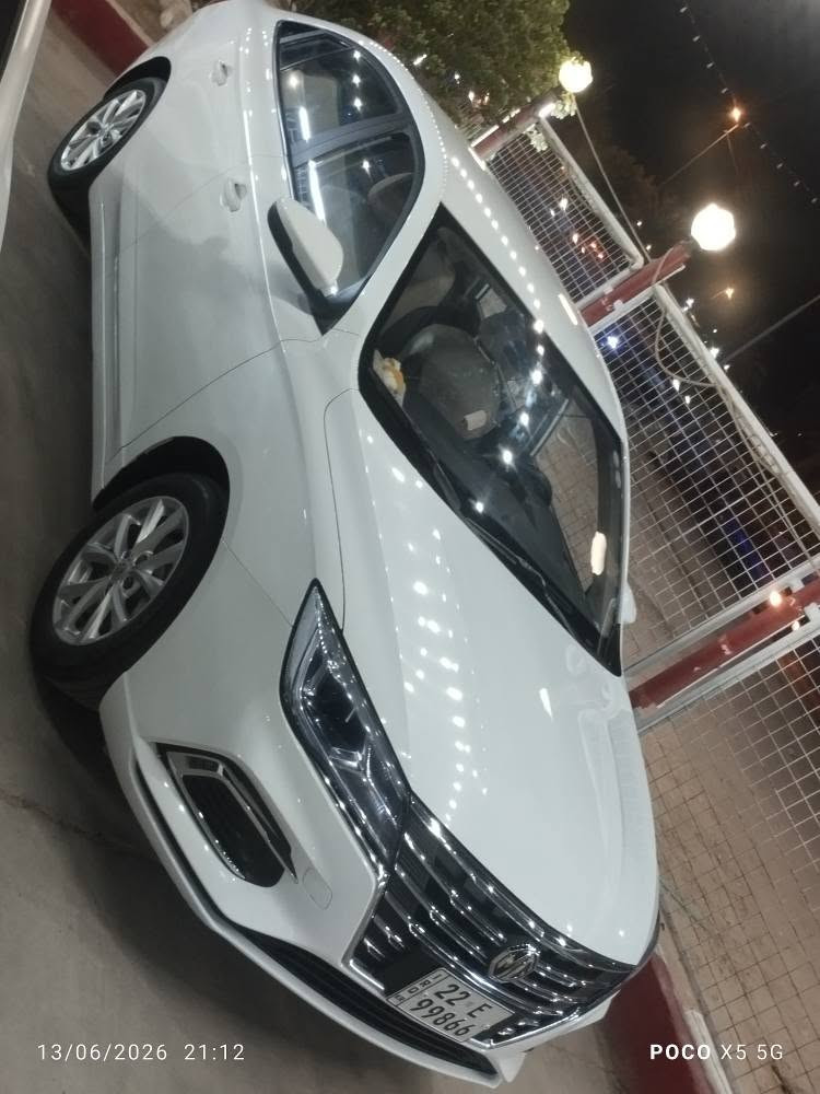 Mg5
موديل 2024
فئة كومفورت 
محرك 1500تنفس طبيعي
كير cvt نظام حماية للكير
اشاره بالمري 
حساسات خلفيه 
شاشه 
نظام ايكو اقتصادي
نظام حمايه الابواب طكتين 
تدفئة+تبريد 6سرعات
مكفول كفاله عامة فقط طخه خفيفه باب السائق 
السعر 105وبيهه مجال للشراي 
***********
النجف عباسيه النجف, العراق

نص مكتوب في الصور:
- 13/06/2026 21:12
- POCO X5 5G
- 13/06/2026 21:12 POCO X5 5G
