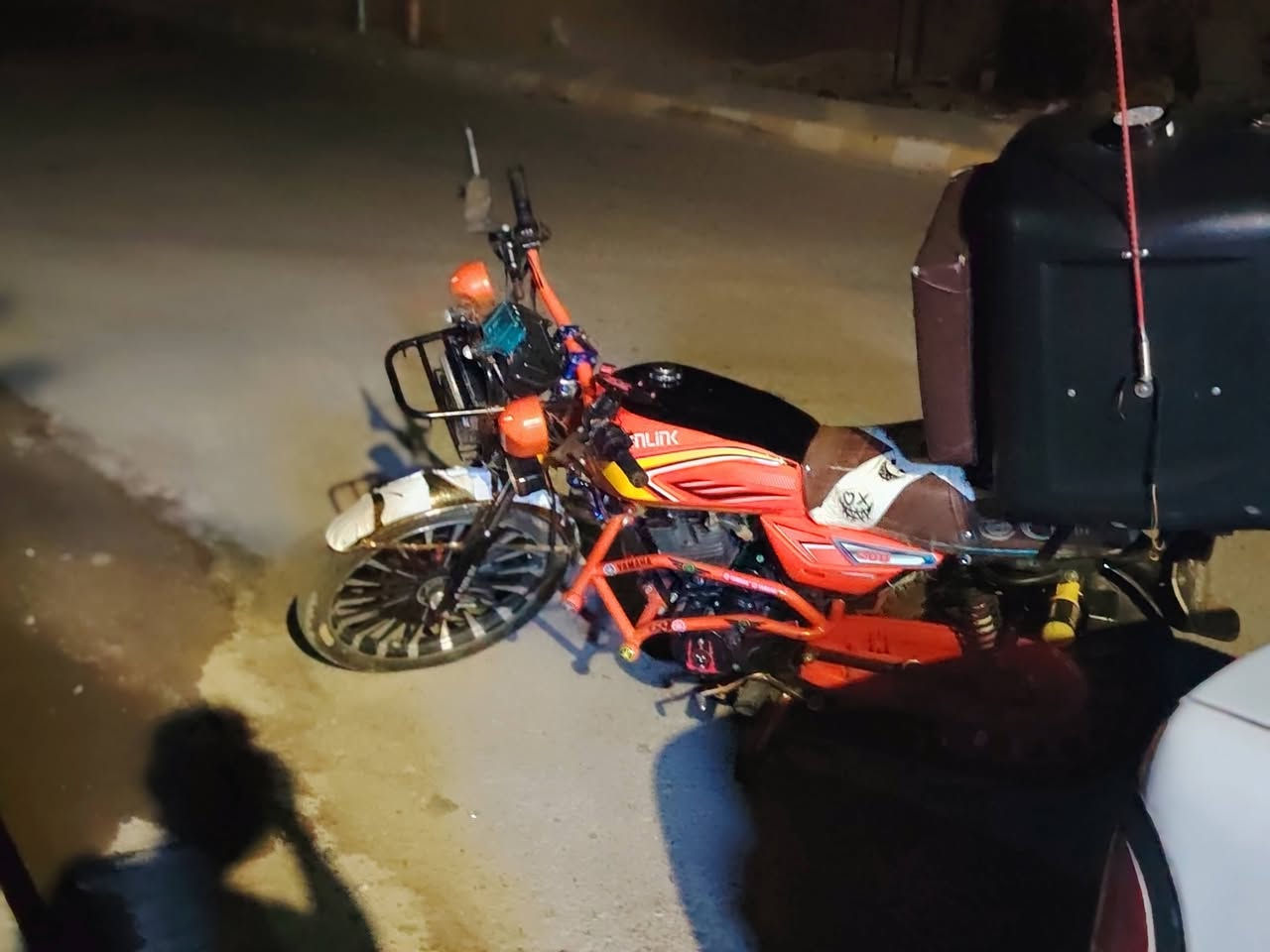 دراجه للبيع سونك موديل 24 محرك 200 شرط تشك الكاعع شكك محرك تكفله كفالهه لون مميز برتقالي المكان الفلوجه الصقلاويه السعر  مليون و 50 وبيه مجال الانتصال ***********
