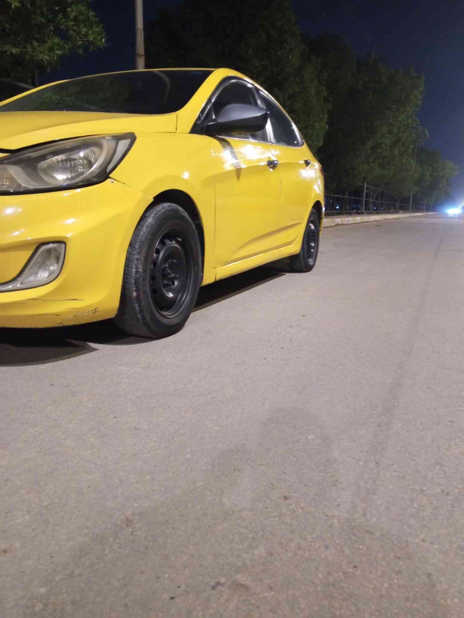 اكسنت ٢٠١٥ • ضربه جهة السائق • بابل