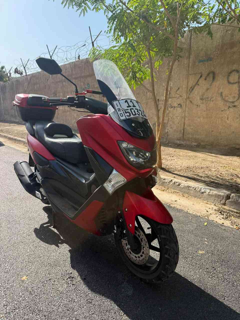 سلام عليكم 🟥 للبيع 

دراجه N ماكس كوري مو ياباني ❌

الدراجه رقم بغداد باسمي تحويل ثاني يوم 

دراجه حلوه ومرتبه مثل مواضح بل صور 

الكيج الكتروني 
بريك الامامي abs 
ليت زنون 
دكمه عالي ناصي ورماش 

سعر 17 ورقه 

مكاني كاظميه / ساحه عدن 

رقم هاتف ***********
