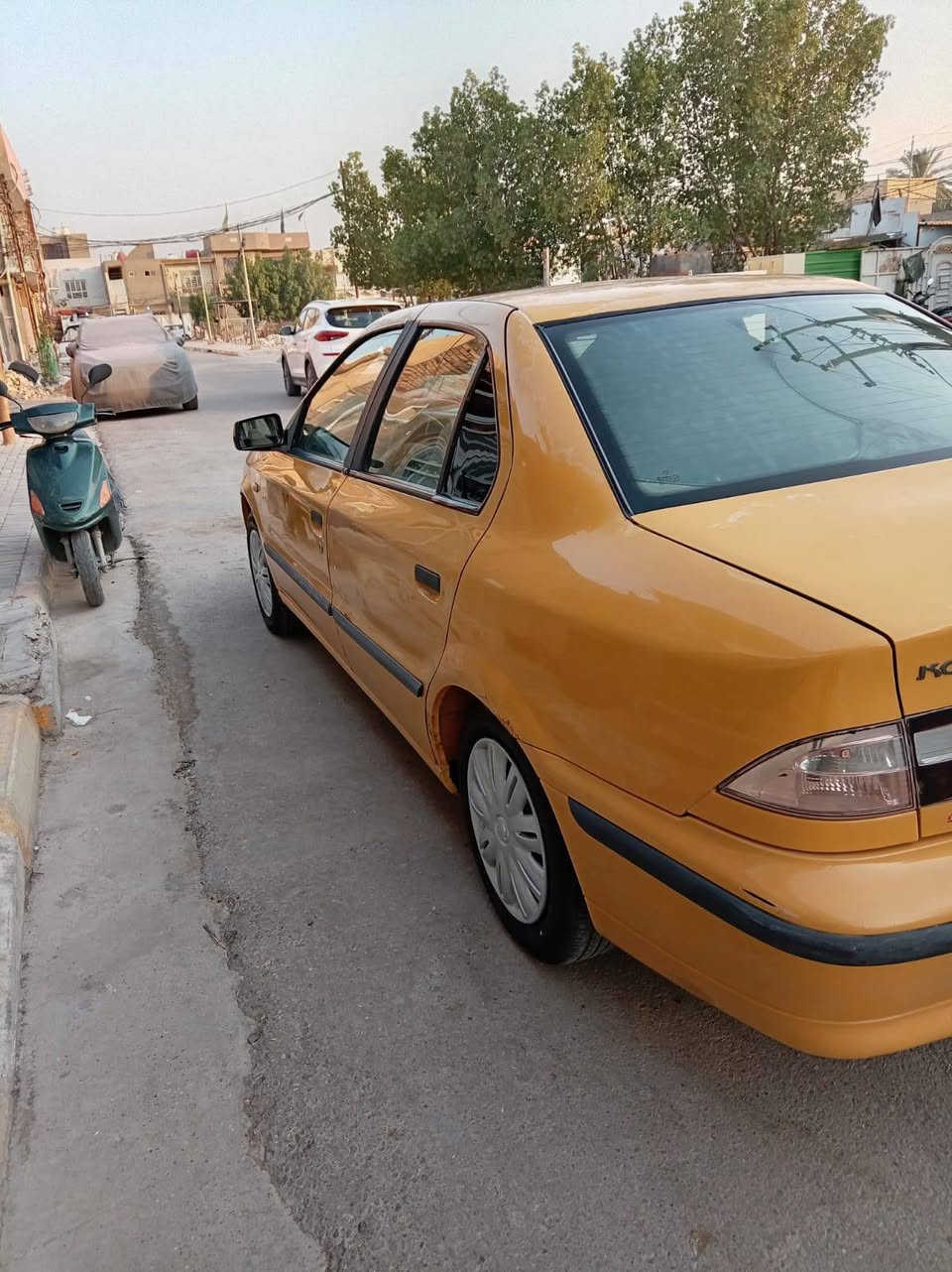 السلام عليكم سمند 16 جاهزه
تبريد ثلج 
كفاله عامه من الصبغ والتبديل 
منضومة غاز  بانزين 
تحويل شوكت ماتريد 
بيها اثر حالوب خفيف وجراد خفيف 
والباقي كله كفاله من الضربه والمكينه  
السعر 45 وبيها مجال 
‏‪***********‬‏
