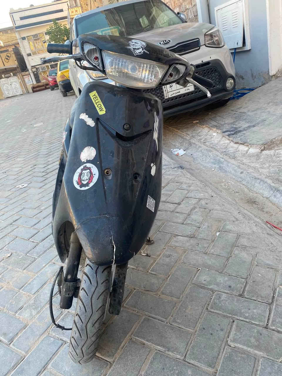 السلام عليكم دراجه عصفورية للبيع الدراجه متروكة و ما بيها هندر وستان  و مفتوحة وبوشه وبستم جديدات و حته لذراع جديد بس الدراجه تشتغل وترجع تلطش ما اعرف شبيها اني أبيع الدراجه كوم حديد سعر الدراجه  75 قفل والي مو شراي لا يراسل رجائا الرقم للتواصل واتساب ***********  ونسيت يرادلها سلف و ويل بم

