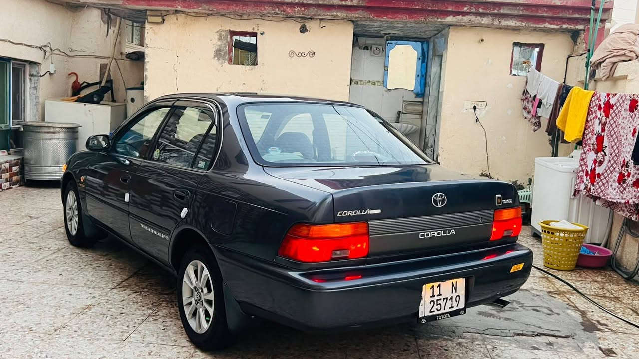 (سلام عليكم)    كورله محوره . تحويرها كله يسره   موديل  1993   رقم    بغداد  بأسمي سنويه لغايه  2031  تخم  تاير جديد ويل كب أصلي     مكينه جديده كير حداديه  سياره جاهزه من كلشي  مكفوله  من ضربه  ولخياس صبغ  للجماليه فقط.  سياره    أحلى  من  صور    كهربائيات  تبريد  تدفىٔه    كلها    شغاله    سياره   جاهزه   من   كلشي    العنوان  واسط نعمانيه  السعر  (63) وبيها مجال (***********)  (حبي ماعجبك  المنشور   اعبره   وكلشي  اكو  بسوك)تحياتي
