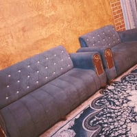 طقم تفصيل • شغل عراقي • خشب عراقي」「١٠ مقاعد」「نظيف」「ثقيل」「بغداد البلديا...
