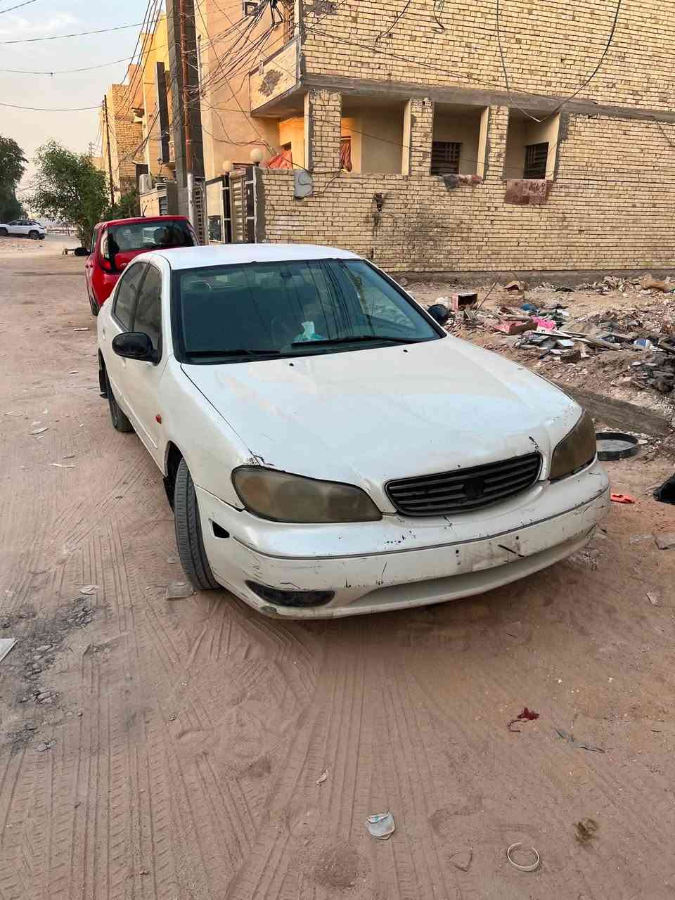 السلام عليكم
نيسان مكسما 2008 
مزاد الداخلية معاملة كاملة 
تخم تاير وبلكات وباتري جديد
محرك بلاد V6 
الكير بي مشكلة نمرة ثانية فقط
السعر 27 
مكان كربلاء 
***********

