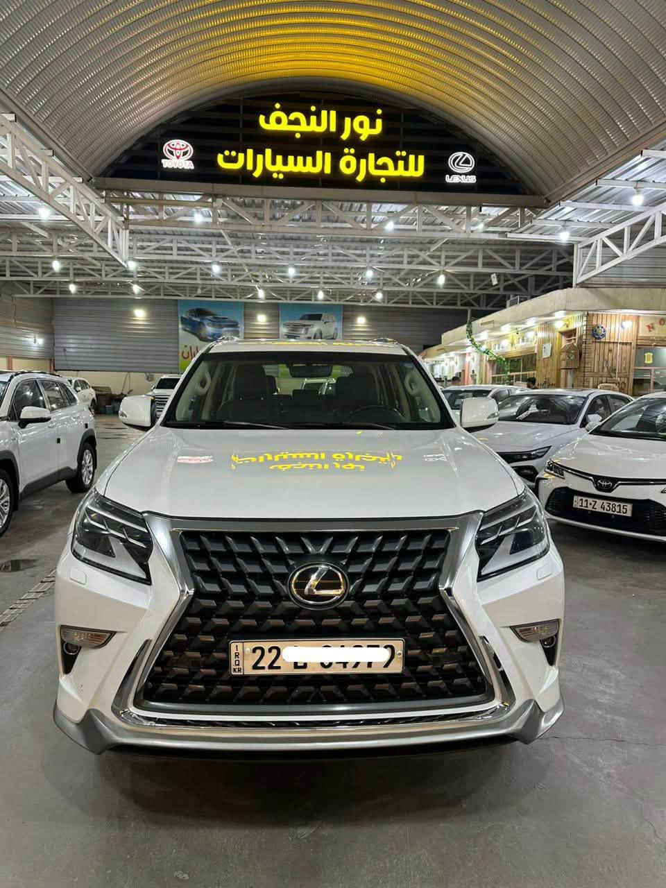 السلام عليكم  لكزز GX 4600 خليجي 
محرك 8 سلندر 
موديل 2020 
مكفولة كفالة عامة 
ماشية 73 اصل حقيقي 
بصمات 2 
رقم اربيل بسمي تحويل + وكالة 
مواصفات 
جكات جوبلس
كيجات كتروني 
شاشات عدد 3
كشن ذاكرة 
ستيرن كهرباء 
لايت 4 عدسات زنون 
فتحة بل سقف 
سيارة فول مواصفات 
***********
   ***********. بي واتس اب
