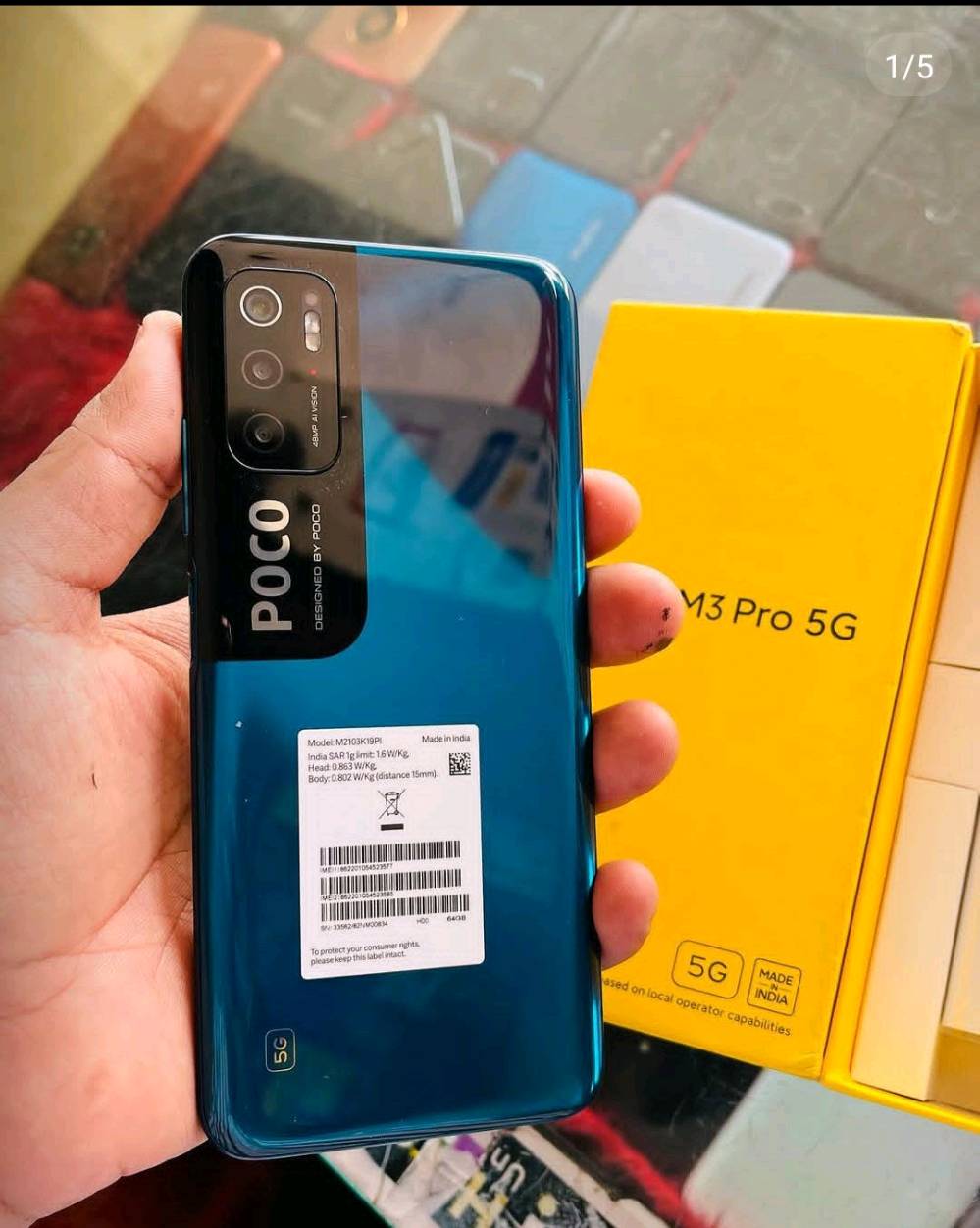 بوكو m3 pro 5G • ٢٥٦/٨ • بطارية ٥٠٠٠