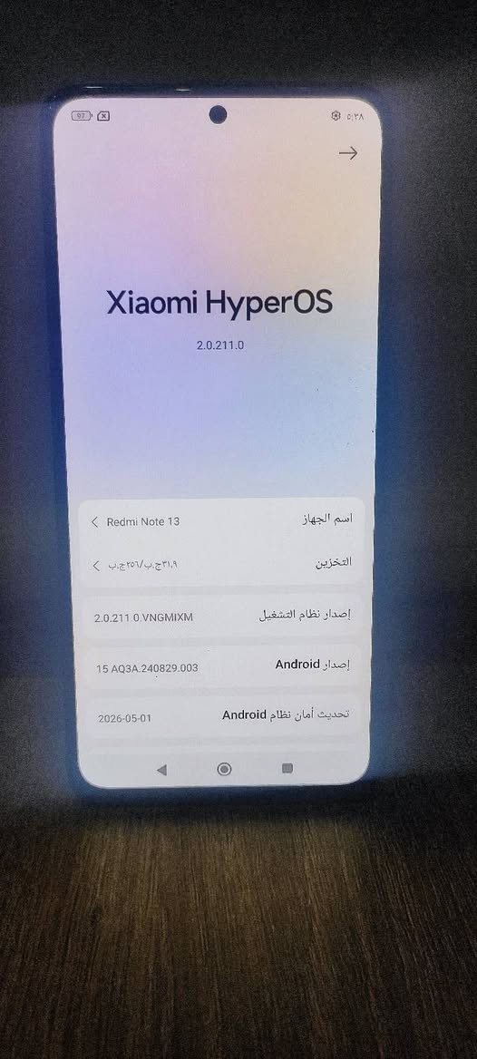 وصل العملاق 📱ريدمي نوت 13 ذاكره 256 عشوائيه 8+8 جهاز غني على التعريف شاحنه وكفر وياه بسعر 210 وبي مجال أو مراوس . ***********
