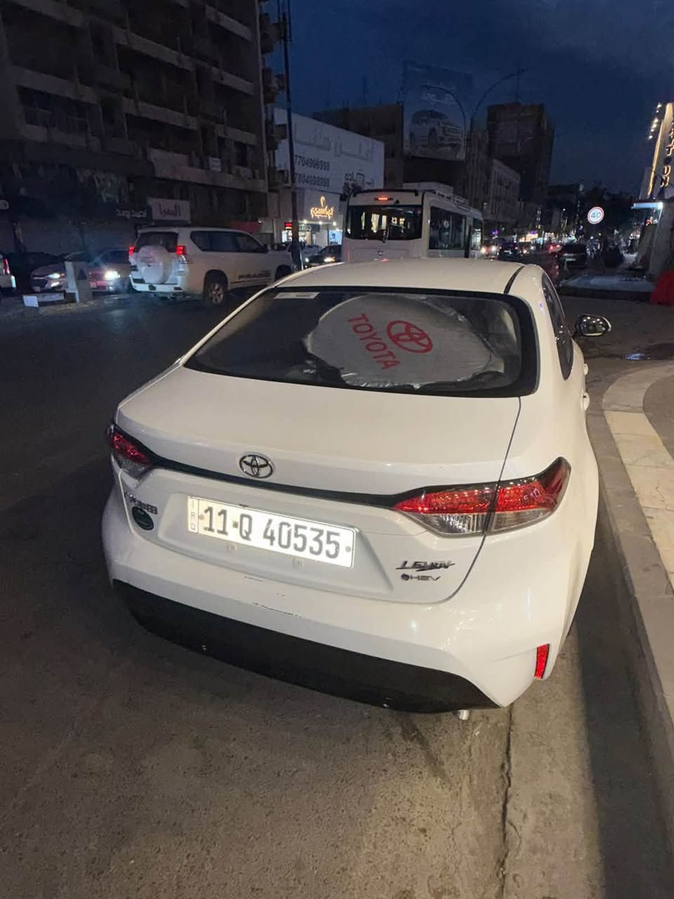 السلام عليكم
كورلا هايبرد موديل 2025 شكل الامريكي البيع
فول موصفات ماعده الكرسي مو كهرباء 
ماشيه 12 الف وقابله الزياده اخت الزيرو 
وبيه طخه خفيه ب جاملغ الخلفي 
ورصعتين 
***********  
مكان :الكراده ساحه كهرمانه 
السعر 154
