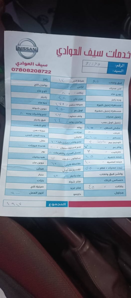 تحياتي الجميع بيكم نيفاره موديل 2008 نظيفه بسمي@ سنويه 28 مكان بغداد تبدل غراض يم سيف العوادي ***********
