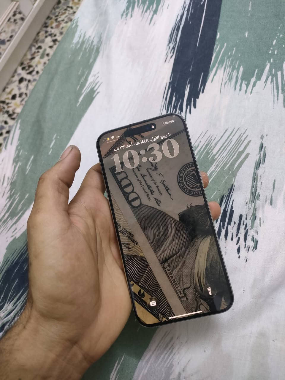 السلام عليكم ايفون 15برو ماكس جهاز بعده بنضافت الوكاله ماستر شرق اوسط كارتونه مالته بطاريه 82 ذاكره 256 سعر 1150 وبي مجال مكاني غزاليه ***********
