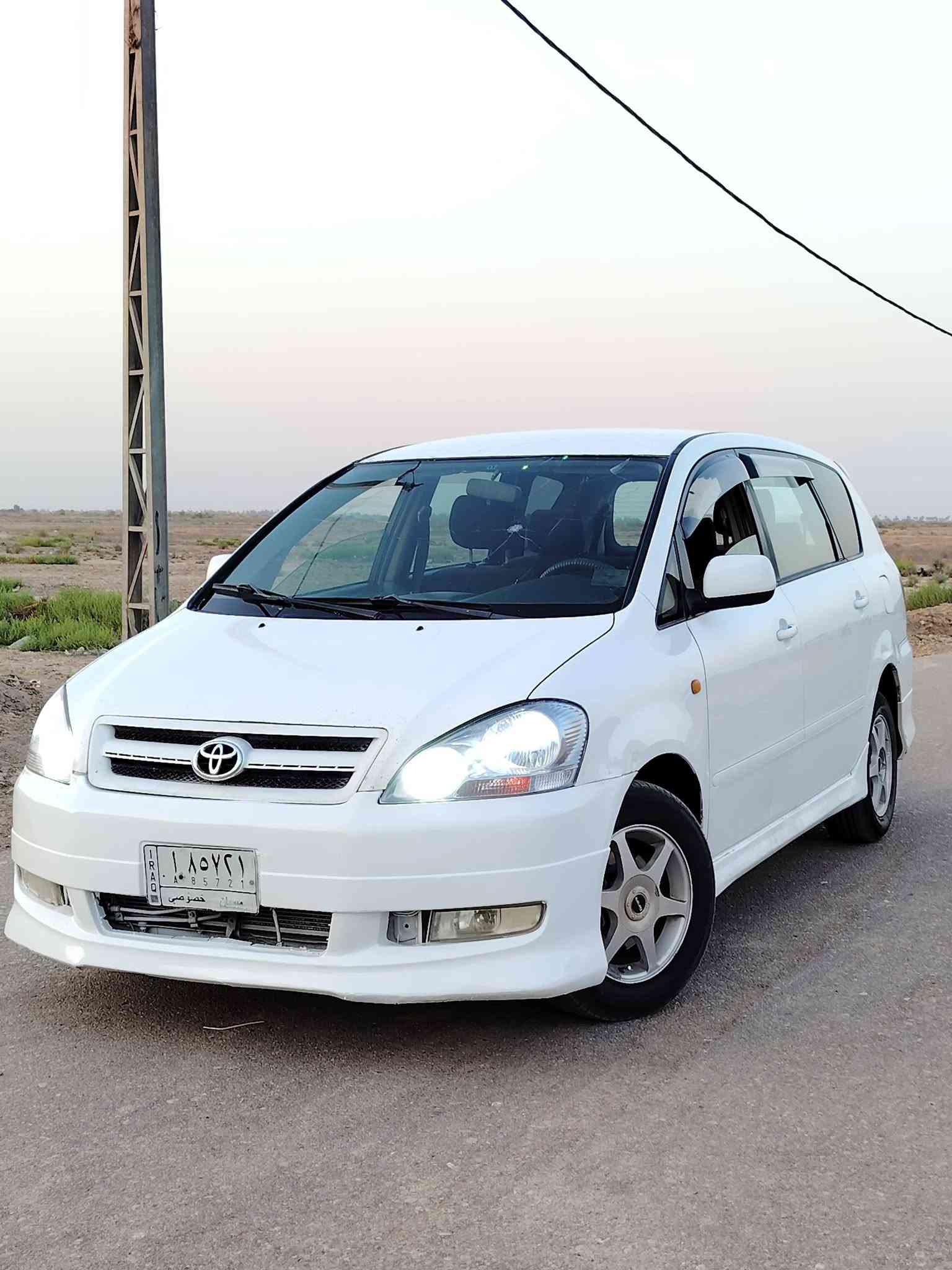 تويوتا ابصم 2001 كرستال تحويل  رقم ميسان محرك 2400 مكينه وكير وحداديه وتبريد وتخم تايرات كله مكفول 7 راكب حساسات كامره خلفيه شاشه سياره جاهزه مكان سياره ناصريه سعر 97 وبيه مجال قليل رقم الهاتف *********** وانه مكلف بل نشر
