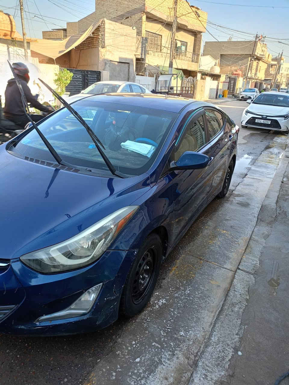 السلام عليكم
النترا موديل 2016  رقم بغداد انكليزي 
السياره حلوه 
مكبنه 1800 
حادثهة بامريكا جاملغ عكس السايق ومبدل 
سونارهة موجود بالمنشور 
السيارة ليبل واحد عده الجاملغ

السعر 95 وبيها مجال
للاستفسار ***********
