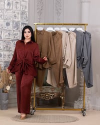 سوت نسائي • جاكار حرير • XL XXL XXXL