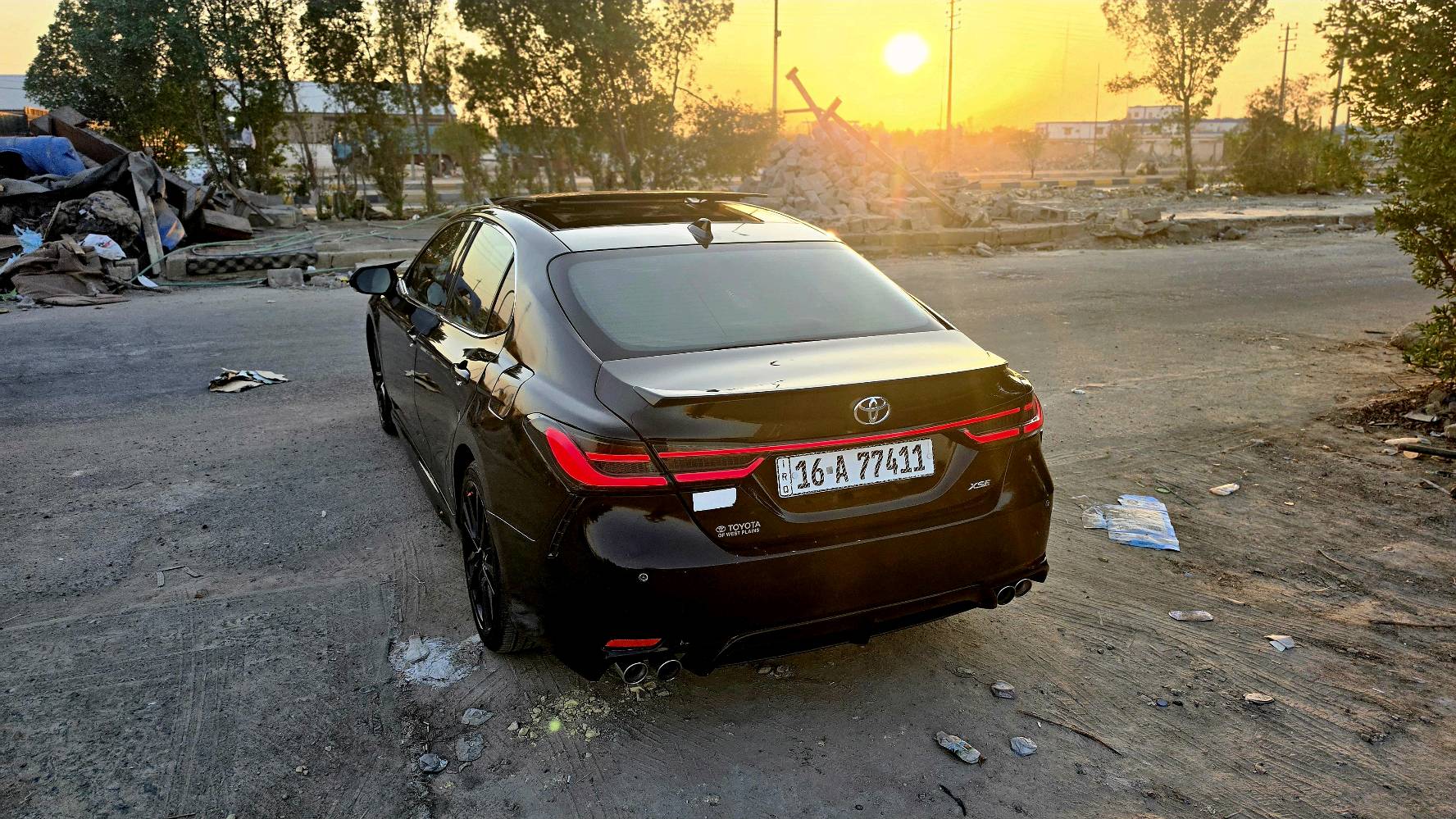 تويوتا كامري XSE 
 - TOYOTA CAMRY XSE
فول مواصفات ياباني أصلي – مواصفات أمريكي
سقف بانوراما
داخلية اسود جلد
كراسي تدفئة + بصمة
شاشة وسطية ونظام Apple CarPlay وAndroid Auto
3 مودات قيادة 🚗 NORMAL- 🏁 SPORT-🌿 ECO
كاميرا خلفية
كراسي كهرباء
لايت LED وزينون
تحذير خط السير
بدون شاصي
معوقين قادسية