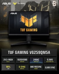 اسوس TUF • ٢٤٫٥إنش • ٢٤٠هرتز