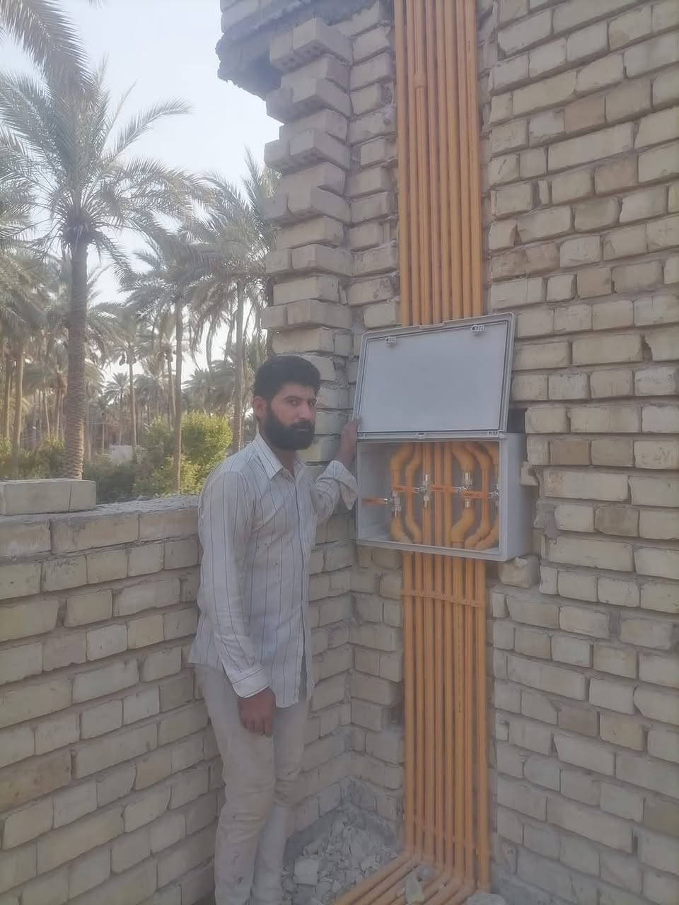 تأسيس ماء ومجاري • كهرباء • ثقب كور