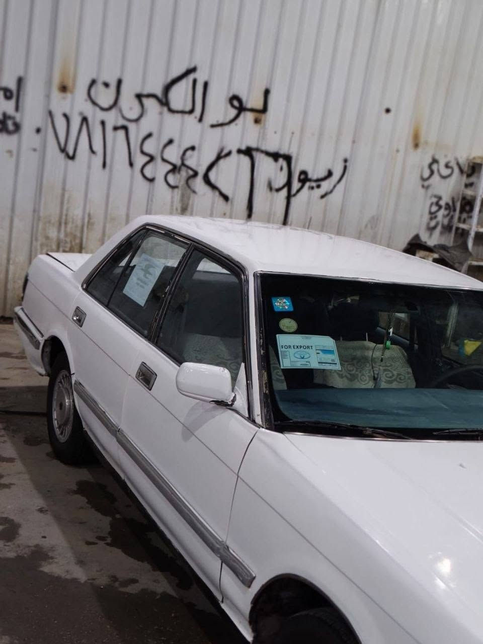 سلام عليكم سياره للبيع سيدان ايسر بلاد موديل 90 مكينه وكير مكفولات مكينة فيفي تي فيشة وحدة المرغوبة حداديه جديده رقم انكليزي سنويه ل 2030 تنتهي. تحويل ثاني يوم سعر 46 وبيه مجال عنوان ناصريه سوك الشيوخ هاذه رقم انتصل ***********

