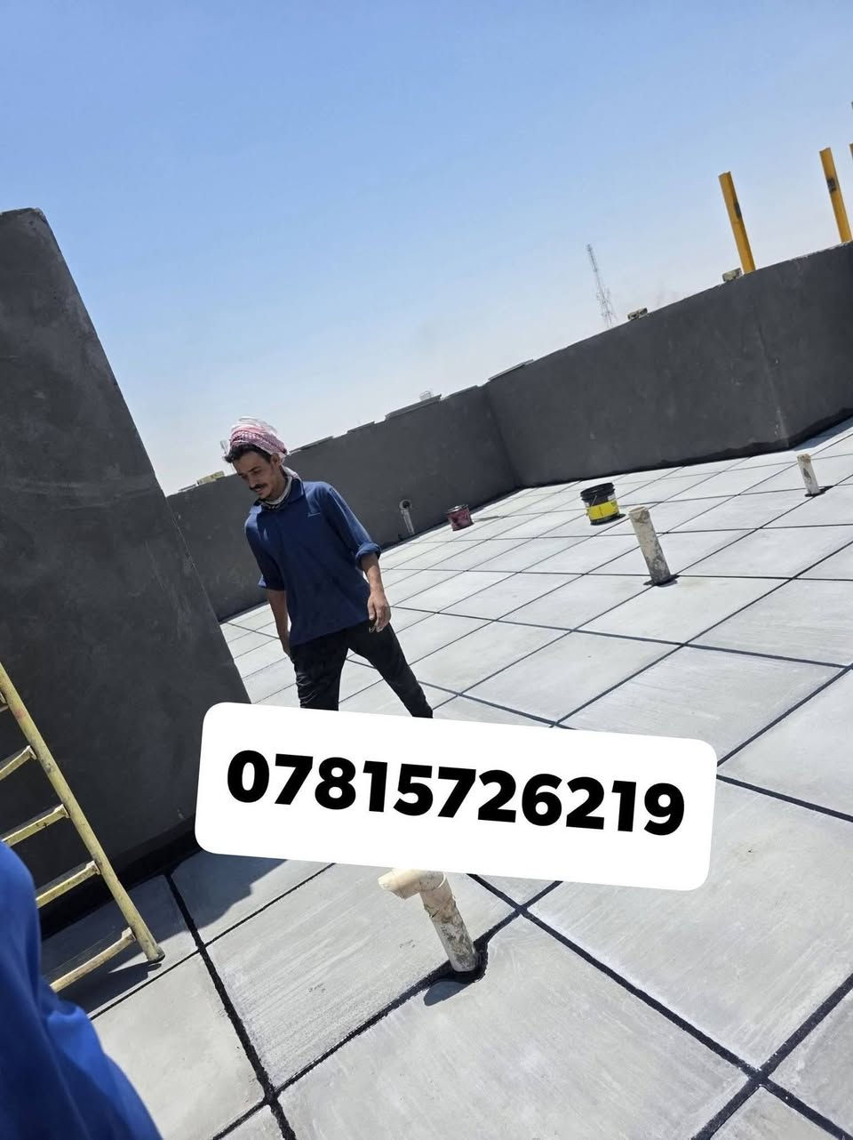 📣 تطبيق شامل لكل أعمال السطح!
📍 الناصرية | ☎ للاستفسار: ***********

🔨 شغلنا يشمل:
✔ كَرَسْتَه
✔ عمل على المتر (تنظيف، فلانكوت، زفت، بناء، مزيج، ماستك، آيلون)
🛠 ضمان فحص العمل من مهندس مختص
📦 متوفر شتايكر السماوة
💵 أسعارنا مناسبة وتناسب الجميع!

📩 للتواصل: رسالة أو اتصال
🕌 والتوفيق من الله عز وجل
