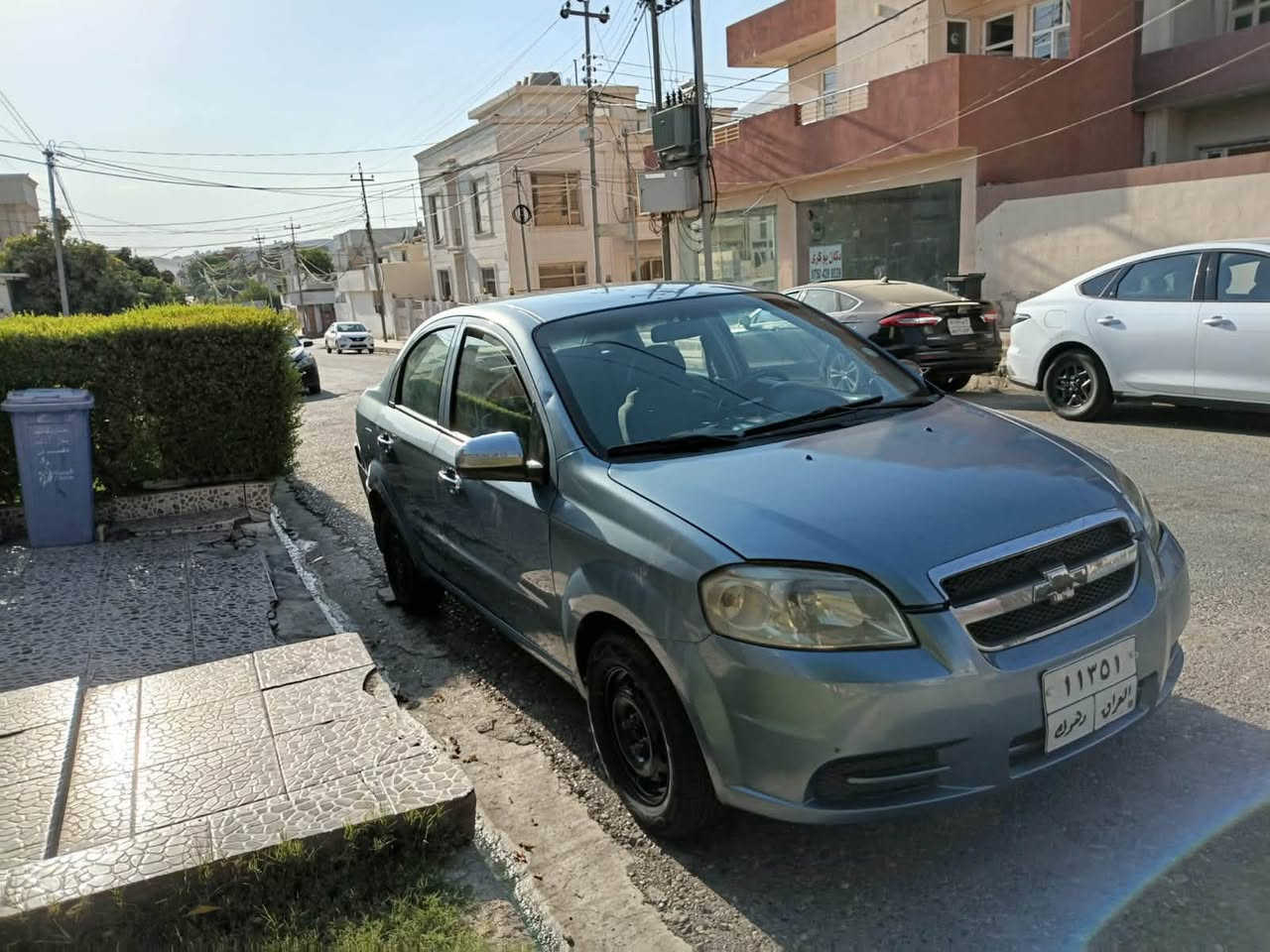 سلام وعليكم 

شوفرليت افيو كير عادي 

موديل 2007 

لون سماوي 

ضرر جاملغ امامي جها نفر و بوليند بدون دواخل 

للاستفسار اتصل على ارقام تاليه 

***********

***********
