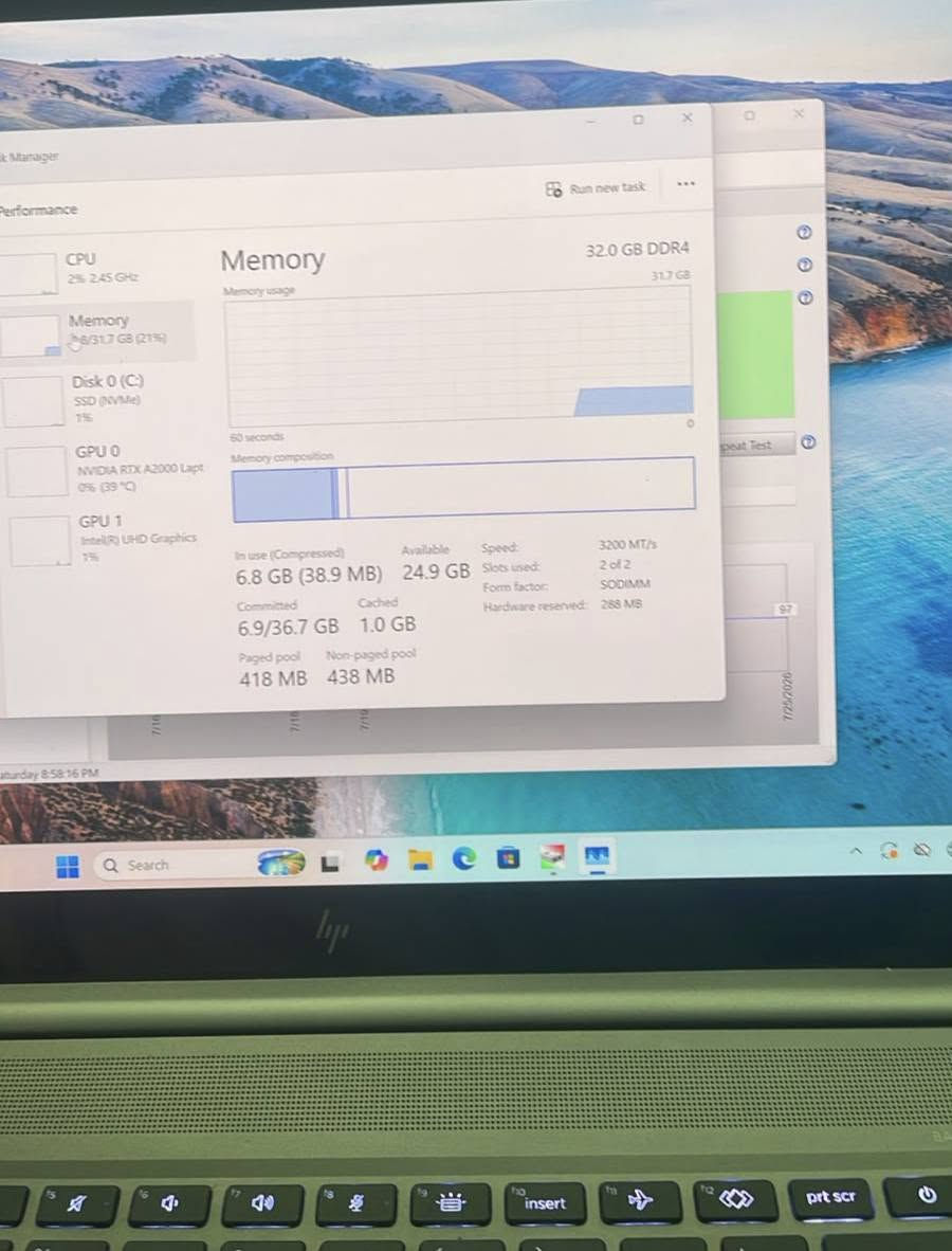 HP ZBook Studio G8 Mobile Workstation
HP ZBook Studio G8
Intel Core i9 11950H
32GB DDR4 RAM
NVIDIA RTX A2000 4GB GDDR6
 4K UHD (3840×2160) 15.6-inch
512GB Nvme PCIe SSD
السعر مليون و50 الف
جديده مشحونة 30
للاستفسار ***********
