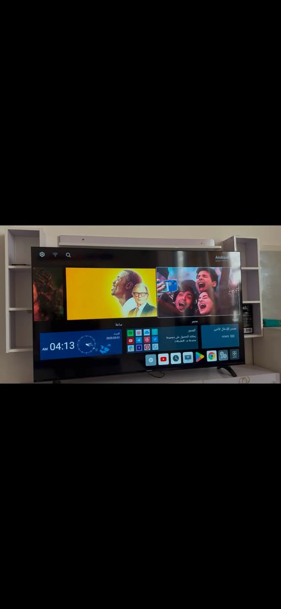 السلام عليكم شاشه حجم 65 بيها نت 4k الشاشه اخت الجديده السعر 400 وبيها مجال مكاني بغداد حي القاهره ***********
