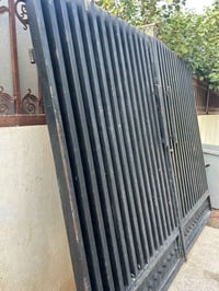 باب كراج • ٢٫٦×٢٫٣م • حديد ٣ ملم