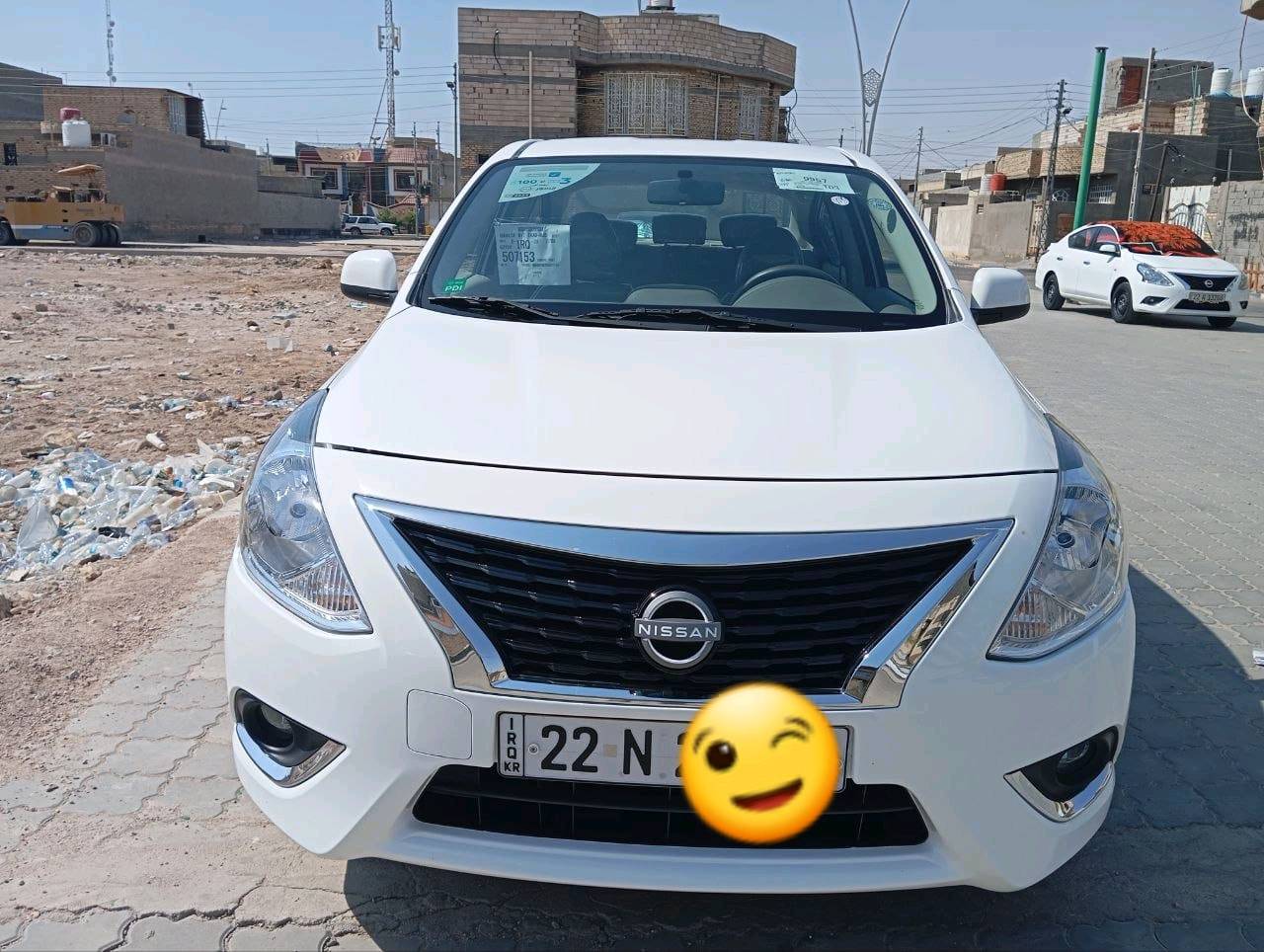 نيسان صني موديل 2025 رقم اربيل هندي ام ا لبليته الزركه مكفول من الصبغ والضربه ماعدا بارد بالباب الخلفي فقط السعر ١٢٢وبيه مجال بسيط الاتصال على الرقم ***********