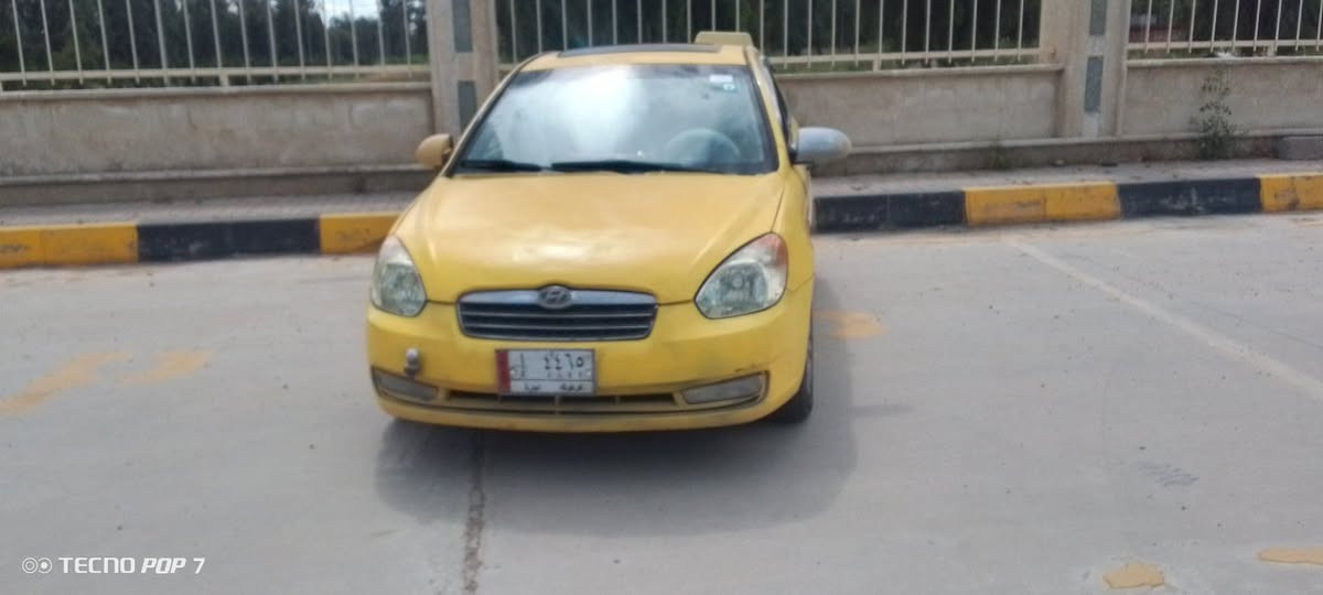 سياره البيع اكسنت موديل 2007 صاحبا الشرعي مغجود تايات جدد محرك قيم السعر 60  ***********
