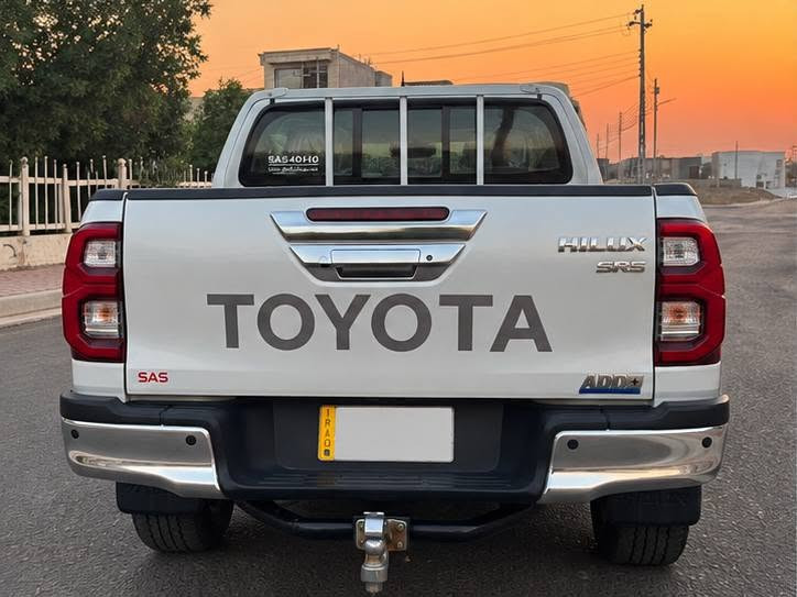 تويوتا هايلوكس 2024 SAR SAS 4x4
السيارة مرقم بغداد ب اسمي
ضمان شركة ساز  100 الف او 3 سنوات
السيارة ماشية 50 الف كيلو
تشغيل بصمة
تبريد بالمقاعد
محرك V6 سلندر 4000 
حساسات امامي و خلفي
كامرة خلفية 
قطعتين تبريد
شاحن لاسلكي 
جكات بنيد 
سيارة مكفولة اخت زيرو
السعر 38500 الف
مكاني بغداد العامرية
***********
***********
