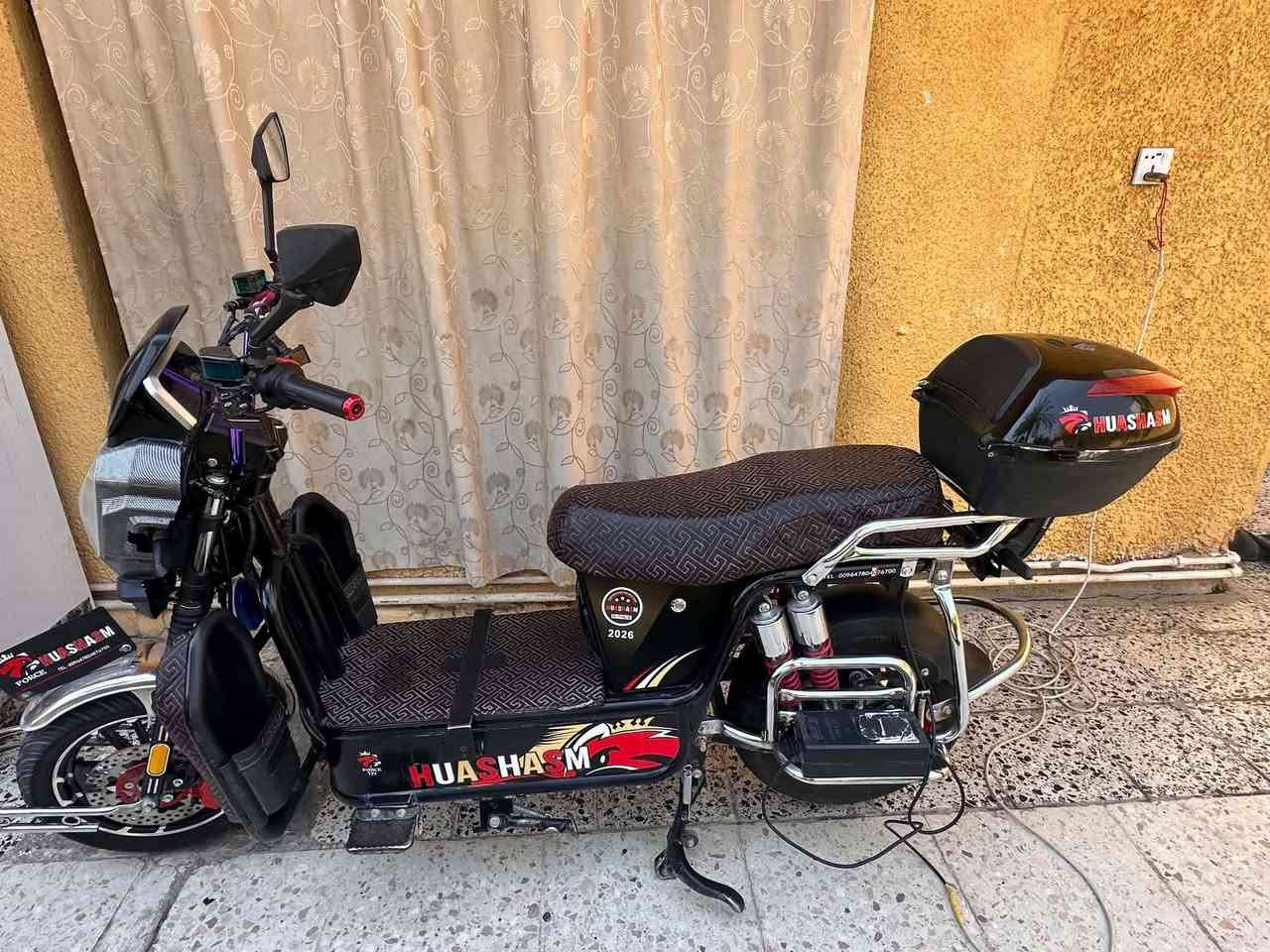 السلام عليكم دراجه شحن للبيع
هيوشه 2026 ست بطاريات عل فحص فول 
سعر 750 وبيه مجال
المكان الفلوجه حي المعلمين الثانيه
***********
