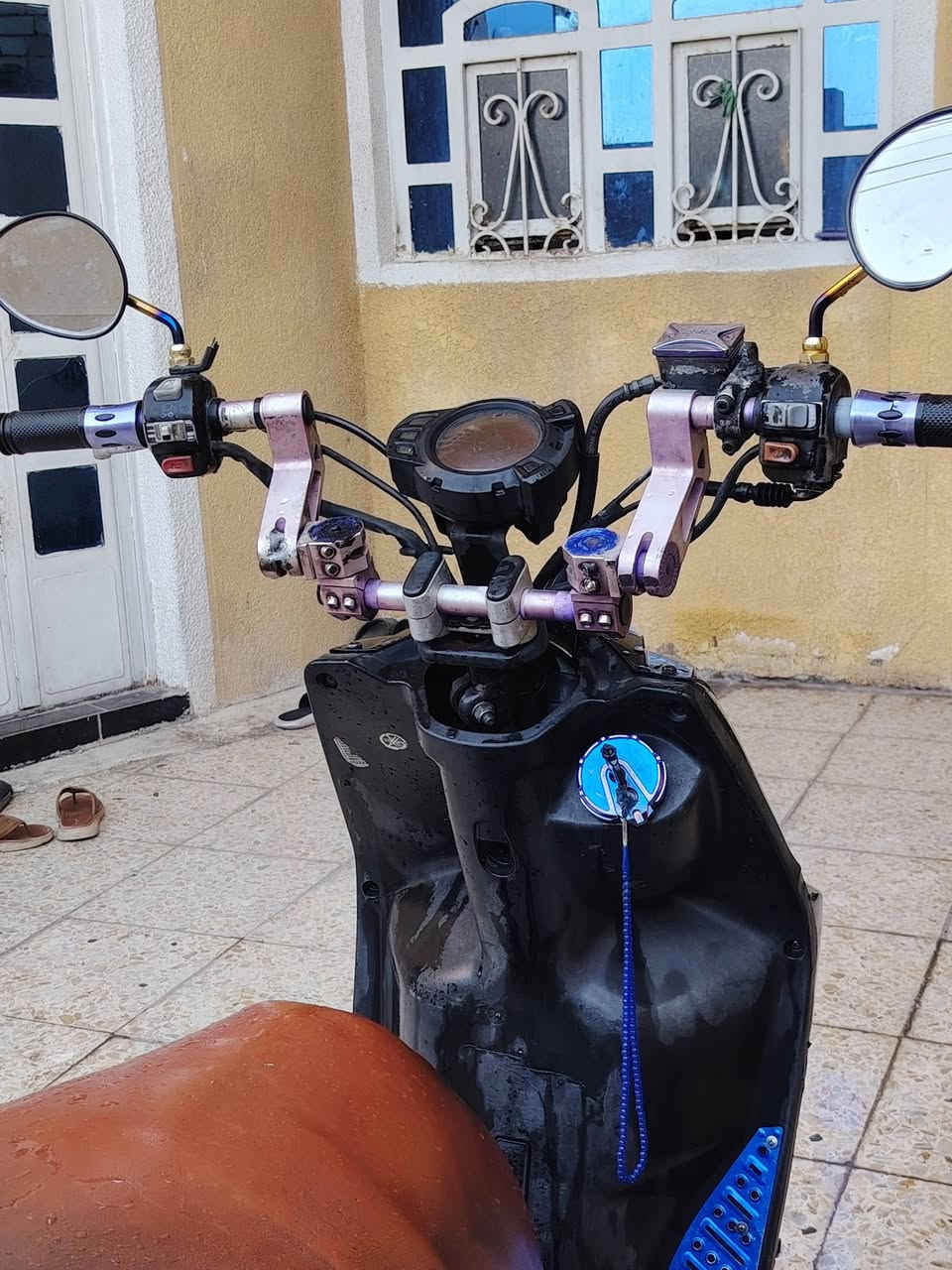 دراجه سكنز جبلي مزوعه تزويد محرك بلادي ممفتوح ناعه نقصه قفل جنطه كيج سرعه واكف دراجه تخبل اسعر 850 بغداد الحريه ***********

