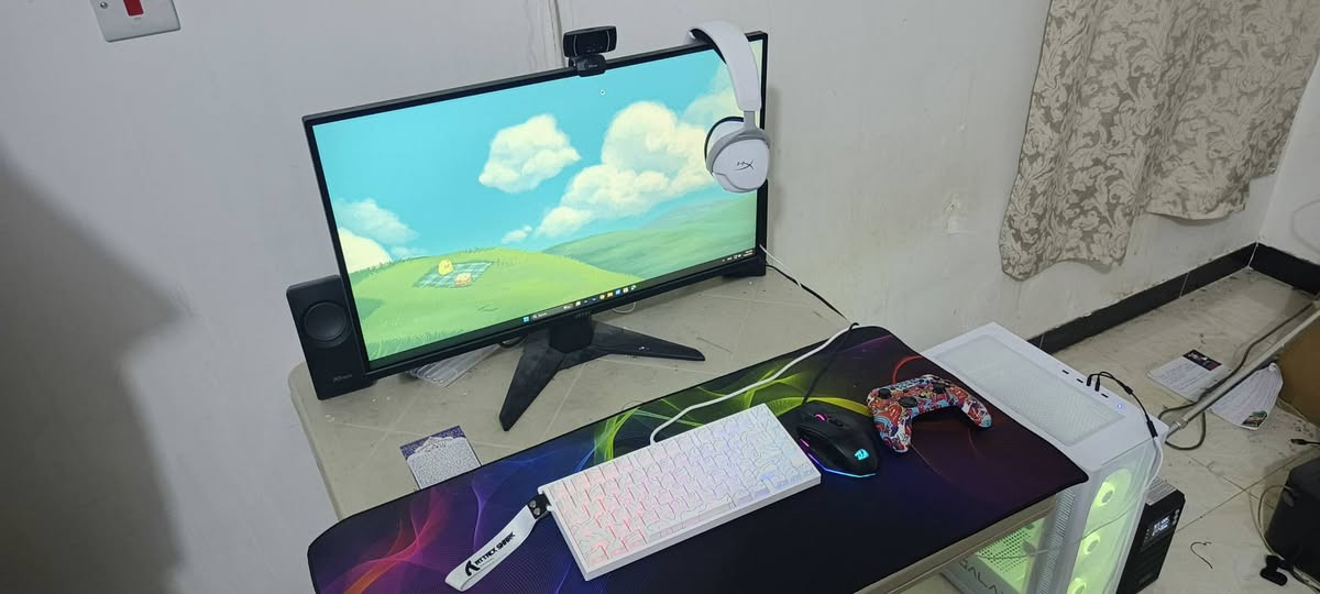 السلام عليكم
Pc للبيع كامل مع كل القطع
I5-1440
RTX 5060TI 16GB من شركة كيكا بايت
Ram 32 DDR4
تبريد هوائي 
MSI 2K 180hz شاشة 
UPS online 1KW
SSD M.2 NVMe 1T
بورد اسوزس
سماعة هايبر اكس
كيبورد اتاك شارك سوتش مغناطيسي
ماوس ريد دراكون
سبيكرات 
ويب كام
ماوس باد
جوستك اكسبوكس
والبورد بي قطعة وايفاي وبلوتوث
كل القطع بيهن الضمان
وبعدهن تحت فترة الضمان
كل وصولات الضمان عندي + الكراتين مال كلشي موجودات
السعر 25000000
ملوينين وخمسمية 
وبي مجال للطيبين
واتساب فقط 
***********
