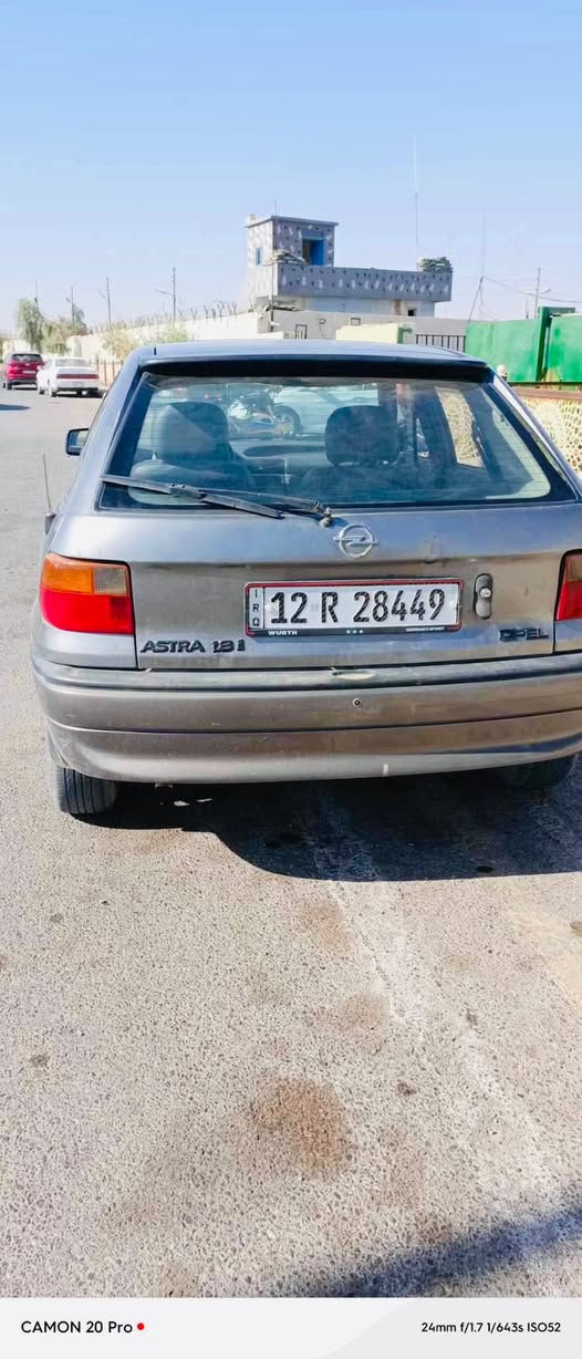 استرا موديل ١٩٩٣ رقم نينوى دولي محرك ١٨ دوش
كير تماتيك  سنويه ل28
بدون ضرر  معاها كابون بانزين بسمي  السعر ٤٢
***********

نص مكتوب في الصور:
- CAMON 20 Pro 24mm f/1.7 1/904s ISO52
- CAMON 20 Pro • 24mm f/1.7 1/643s ISO52