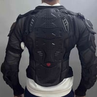درع دراجة • نضافة ١٠٠٪ • أسود XXL