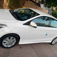 تويوتا يارس موديل 2014 خليجي ياباني اصلي محرك 1600 vvt بدون صبغ بدون ح...