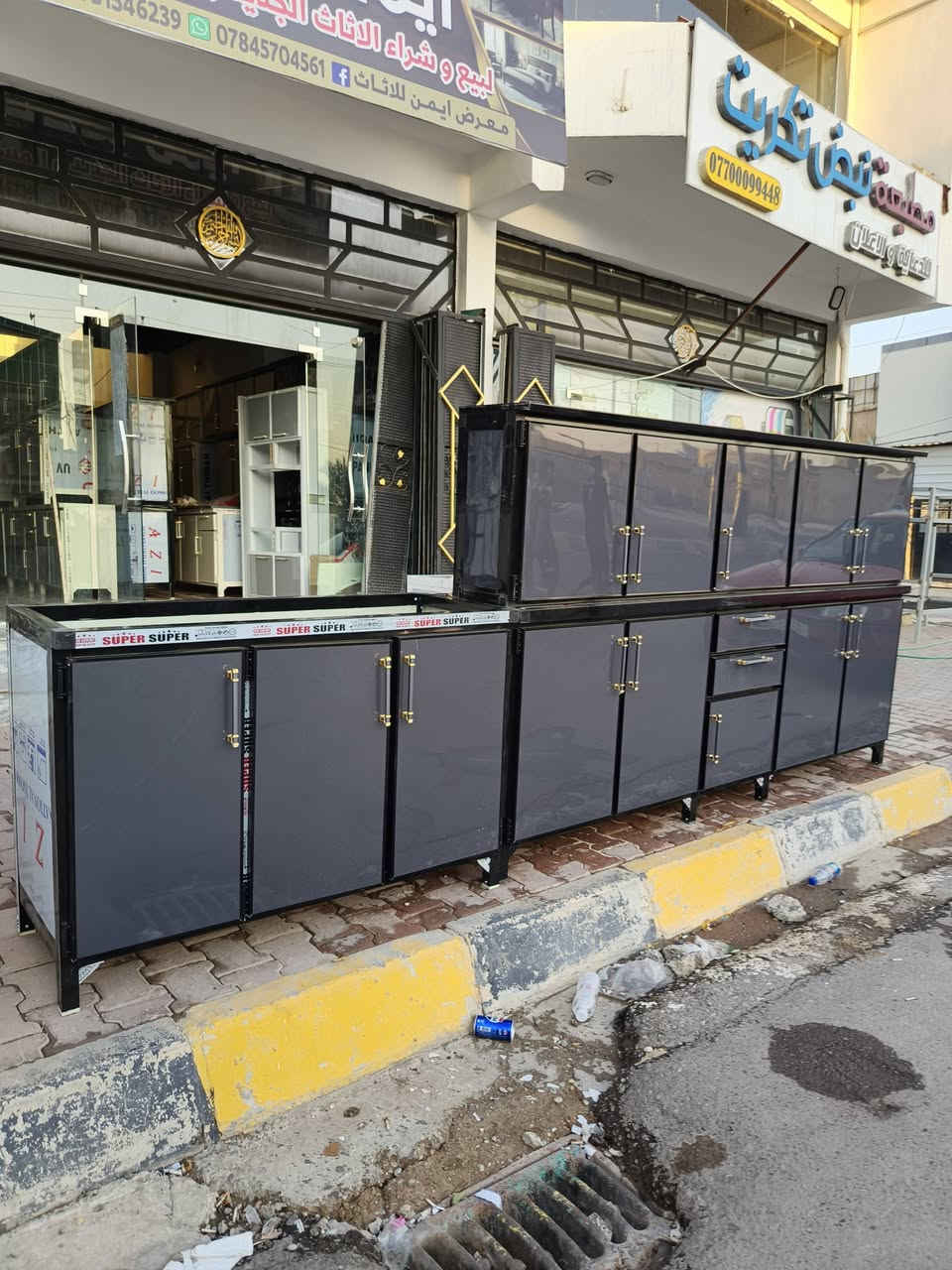 معرض ايمن للاثاث المنزلي
كاونتر المنيوم شغل درجة اولة ✔️
ضمان حقيقي سنة كاملة على الصيانه 👍
قياس 2.5متر مع سنك بقياس 130سم مرمر اصلي وليس صناعي 🤫
يوجد بالوان وموديلات مختلفة وباسعار مناسبة جدأ جدأ جدأ 🤫🤫🤫
يوجد لدينا عرض تبديل القديم بالجديد ✨ 
العنوان : تكريت نهاية تقاطع الساعة مقابل التجنيد ومجاور افران الريان 
للطلب والاستفسار الاتصال على الارقام التاليه 
 ***********
***********
خدمة توصيل مجانية داخل تكريت 🚛🚛
